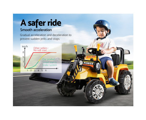 RIGO KIDS ELECTRIC BULLDOZER DIGGER