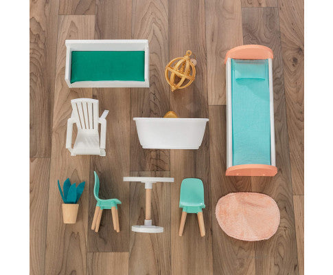 DOLLHOUSE WITH FURNITURE