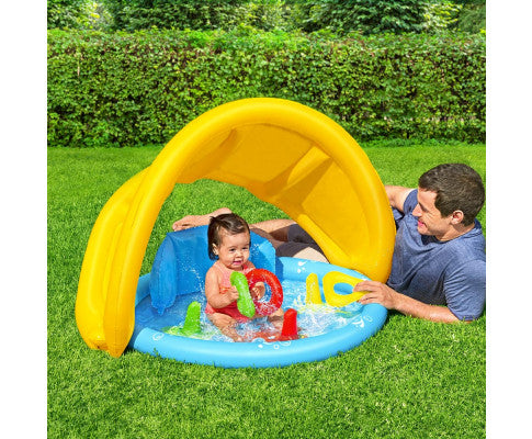 BESTWAY KIDS PLAY POOL WITH CANOPY
