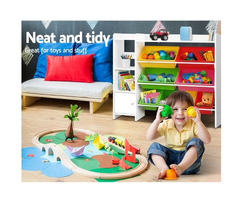 KEEZI KIDS 8 BIN STORAGE UNIT