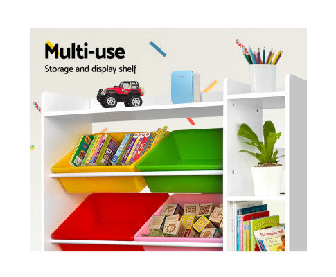 KEEZI KIDS 8 BIN STORAGE UNIT