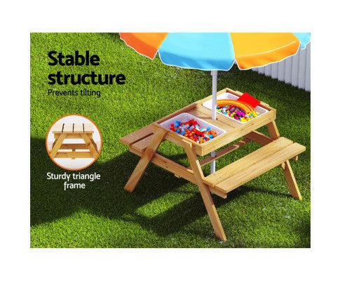KEEZI KIDS PICNIC BENCH SETTING