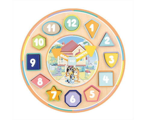 BLUEY 15PC PUZZLE CLOCK