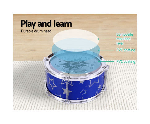 KEEZI KIDS 8PC DRUM PLAY SET