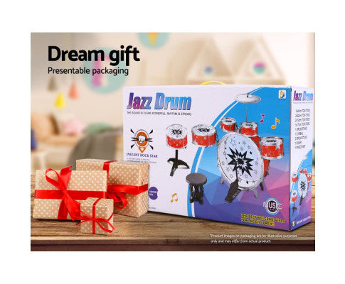 KEEZI KIDS 8PC DRUM PLAY SET