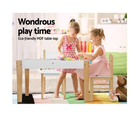 KEEZI KIDS STORAGE DESK WITH CHALKBOARD