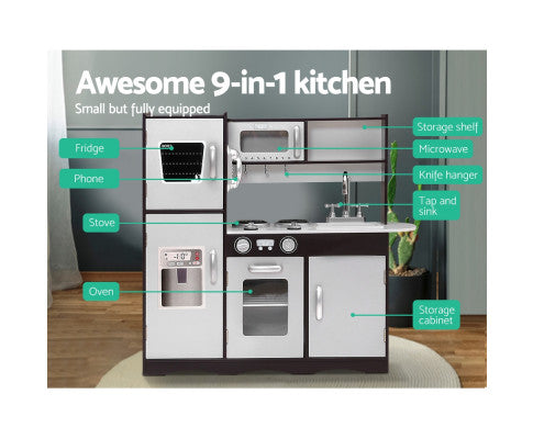 KEEZI KIDS MODERN KITCHEN PLAY SET