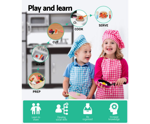 KEEZI KIDS MODERN KITCHEN PLAY SET