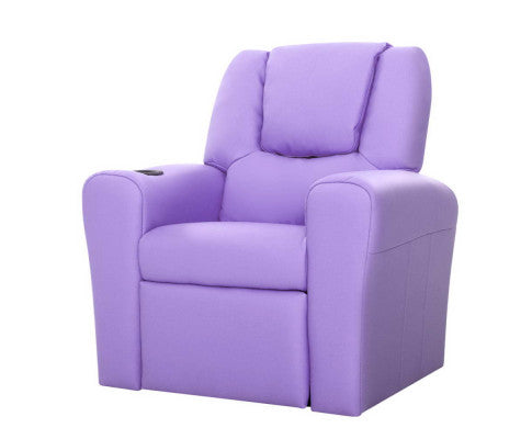 KEEZI KIDS PU LEATHER RECLINER