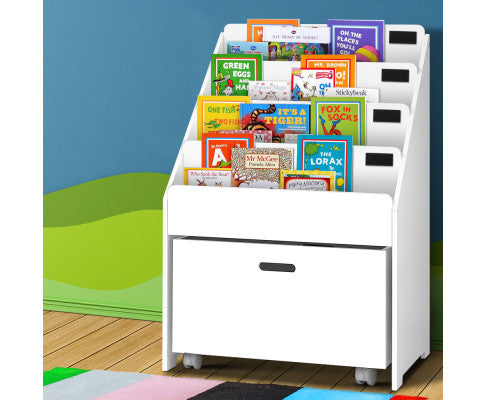 KEEZI KIDS BOOKSHELF STORAGE